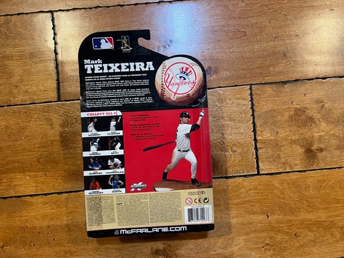 McFarlane Sports Picks 2009 Mark Teixeira MLB New York Yankees Pinstripe Jersey - Picture 4 of 4