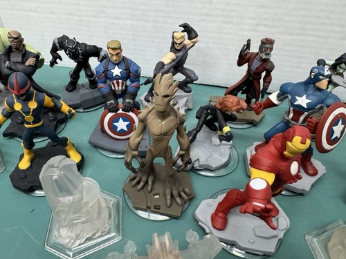Lot Of Disney Infinity Marvel Figures Avengers 2.0,3.0 mint condition - Picture 3 of 5