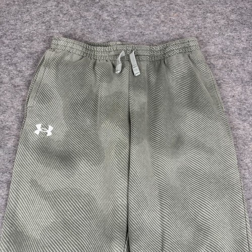 Under Armour Rival Fleece Joggers Camo Green Boys XL - Picture 2 of 11