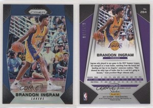 2017-18 Panini Prizm Blue Prizm /199 Brandon Ingram #284