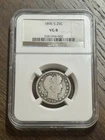 1896 S Barber Silver Quarter NGC VG8 Original Key Date US 25c Type Coin (1313)