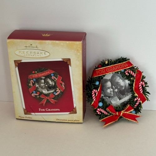Hallmark Christmas Ornament For Grandpa Photo Holder Grandchildren Gift Idea - Picture 17 of 17