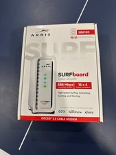 ARRIS SURFboard SB6183 16 x 4 DOCSIS 3.0 CABLE MODEM WHITE BRAND NEW BEST PRICE!