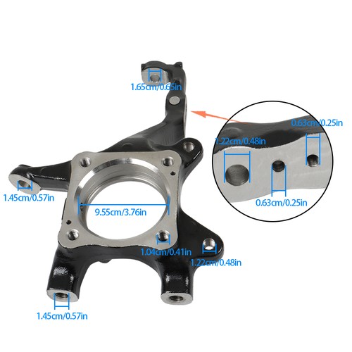 For 2015-2019 Toyota 4Runner Lexus GX460 4321260240 Front Left Steering Knuckle - Picture 2 of 7