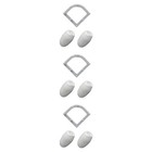 3 Sets Throwaway Sink Drainage Strainers Practical Kitchen Filter Meshes