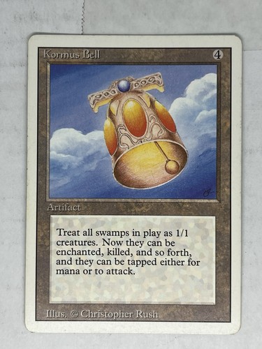 Kormus Bell X 2 (1-Unlimited, 1- Revised) MP MTG Magic The Gathering - Picture 2 of 5