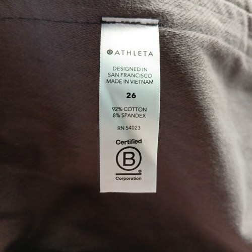 Pantalones Cortos Athleta Farallon Mujer 26 Negro Oliva Camuflaje Cordón Playa Viaje - Imagen 11 de 13