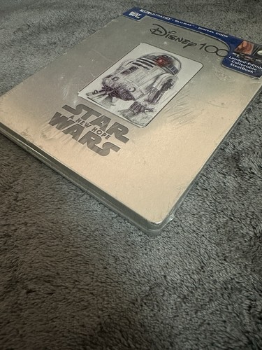 Star Wars: A New Hope Disney 100 Best Buy 4K Ultra HD Blu-ray Steelbook (NEW) - Picture 2 of 13
