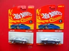 2 Hot Wheels Classics Series 3 CHROME #9/30 Heavy Chevy Metal/Metal RED LINE 5