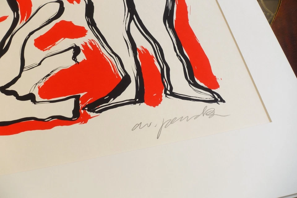 A.R. Penck, Farb-Litografie, 52 von 66 Exemplaren - Bild 3 von 4