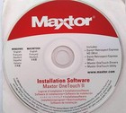 CD d'installation du logiciel Maxtor OneTouch II pour Windows et Mac