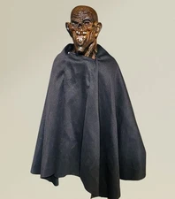 Vintage Paper Magic Group Halloween Hanging Zombie Pinched Face Goblin Monster