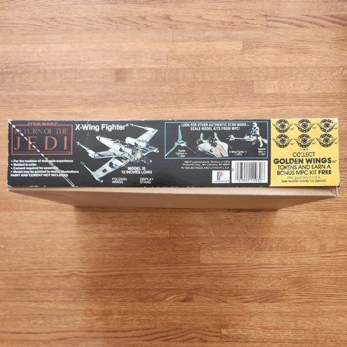 MPC Modellbausatz Star Wars Return of the Jedi X-WING FIGHTER 1983 1-1930 Open Box - Bild 4 von 15