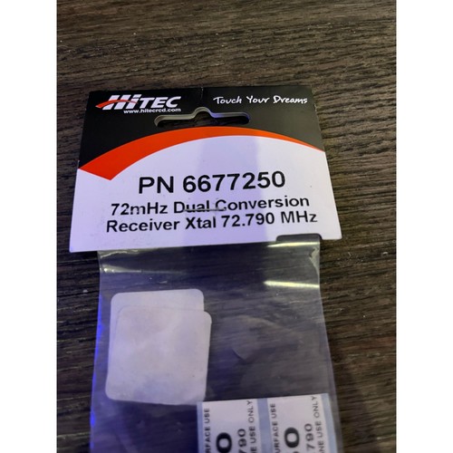 Hi tec 72 MHz dual conversion receiver Xtal-PN 6677250-NIB - Picture 3 of 3