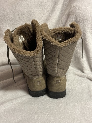 Botas de invierno Propet para mujer con cordones de piel sintética talla 9 WC221 - Imagen 3 de 9