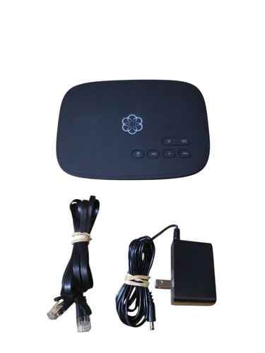 Ooma Telo104 VoIP Telefon Basiseinheit & Netzteil getestet funktioniert