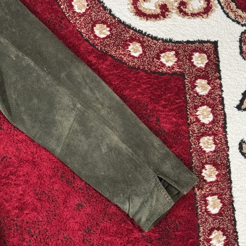 Vintage Damen Pendleton Wildleder Leder Chore Hemd Jacke Größe L Waldgrün - Bild 15 von 18