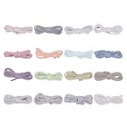 10 Pairs 140cm Round Braided Reflective Shoe Laces for Sneakers Women