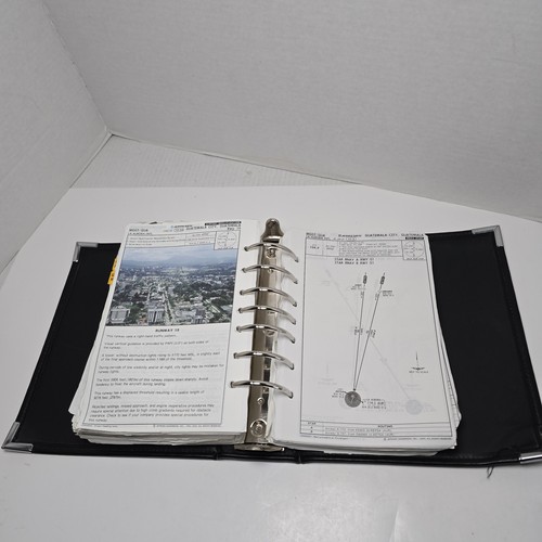 Jeppesen Airway Manual Service Leather Binder Set/2 Pilot Reference 2005 Approac - Bild 9 von 23