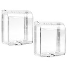  2 Pcs Steckdosenblende Wasserdichte Steckdosenabdeckung Steckerabdeckung