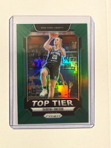 2024 Panini Prizm WNBA Sabrina Ionescu Inserto Nivel Superior #14 Verde Paralelo NYL - Imagen 1 de 2