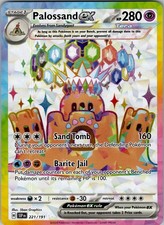 Palossand ex Ultra Rare SV08: Surging Sparks 221/191 NM Holo