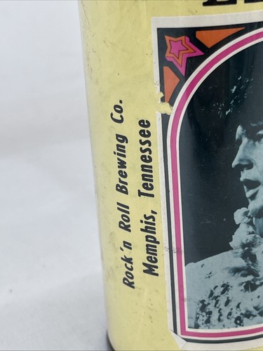 Lot Of 4 Different A Tribute To Elvis Paper Label Beer Cans Nice Shape 1970’s - Picture 11 of 12