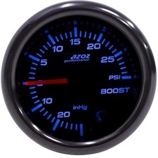 52mm 7 Color Psi Turbo Boost Pressure Gauge Meter W Smoke Tinted Face -