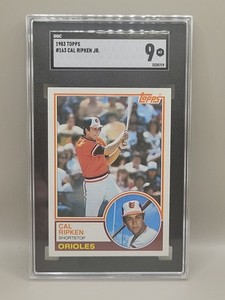 1983 Topps #163 Cal Ripken Jr. 2nd Year Baseball Card SGC 9