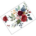 1 Set Wall Decal Background Sticker Flower Design Sticker Nursery Room Sticker