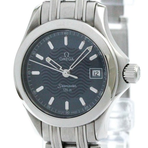 OMEGA Seamaster 120M 2571.81 Ladies Stainless steel Quartz Blue 29mm Wristwatch - Picture 4 of 8