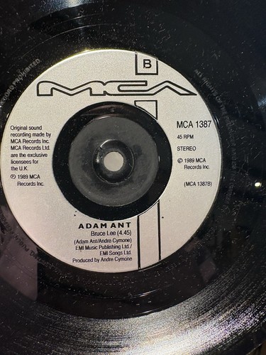 Adam Ant - Room At The Top / Bruce Lee - 7" Vinyl Single 1989 MCA 1387 - Bild 4 von 4