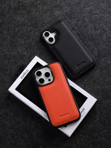 Funda Completa Melkco Cuero de Vaca Genuino para iPhone 17Pro Max Air 16 15 14 - Imagen 8 de 20