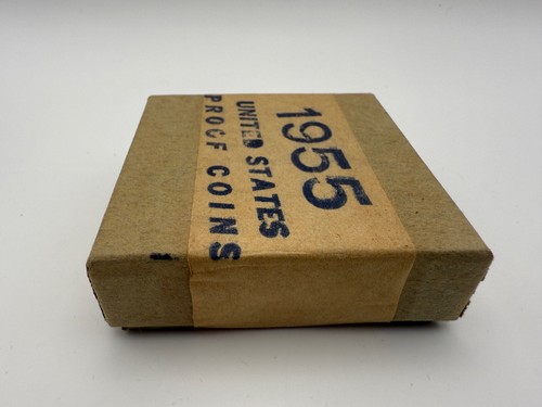 1955 SILVER PROOF SET UNOPENED SEALED BOX BRAND NEW 5 COINS - Picture 4 of 7