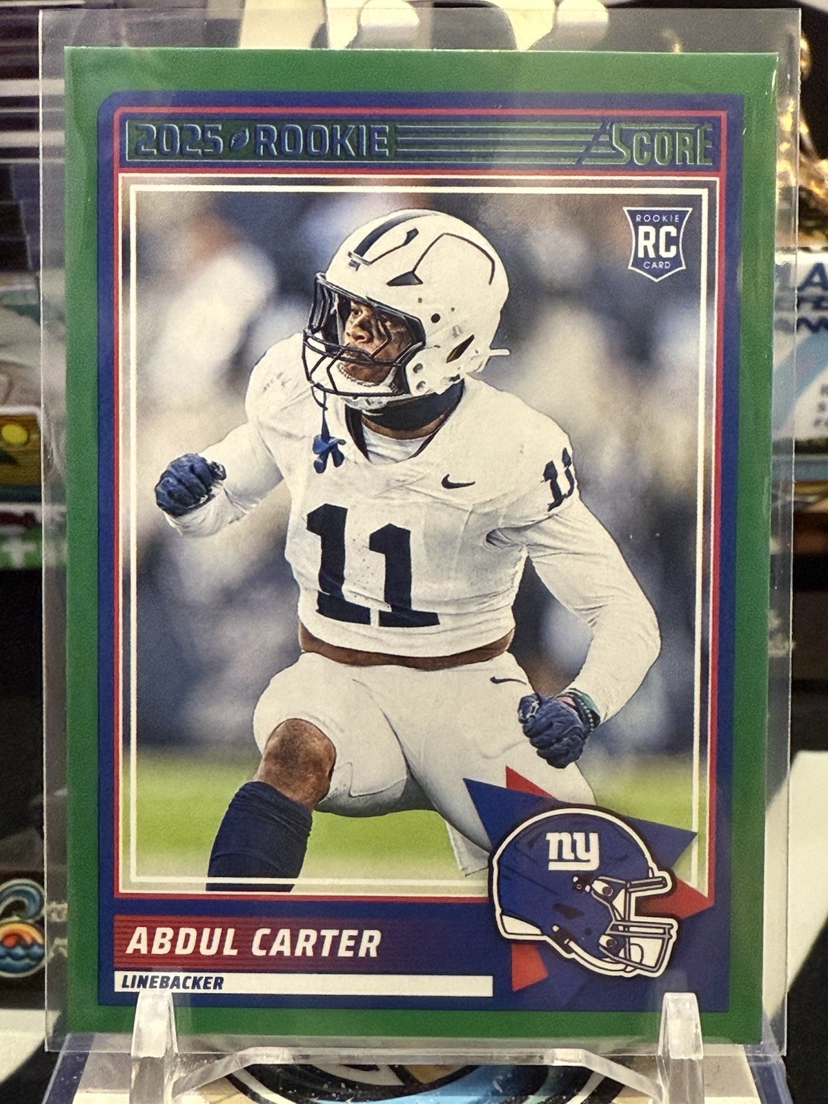 2025 Score - Rookies Abdul Carter #16 Green (RC) JW