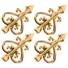  4Pcs Garden Fence Toppers Fence Caps Fence Covers Protection Fence Toppers