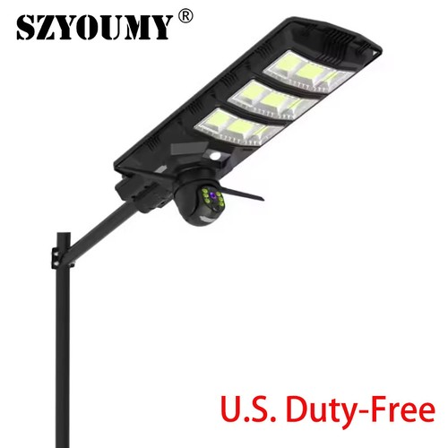 Outdoor Solar Powered Security Light with HD Camera  For Yard/Garage/Driveway - Picture 1 of 15