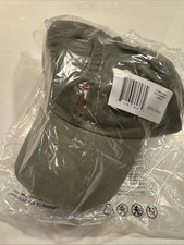 Polo Ralph Lauren Hat Olive Green Multi Color Logo NWT and plastic - OSZ/TAILLE