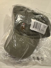 Polo Ralph Lauren Hat Olive Green Multi Color Logo NWT and plastic - OSZ/TAILLE