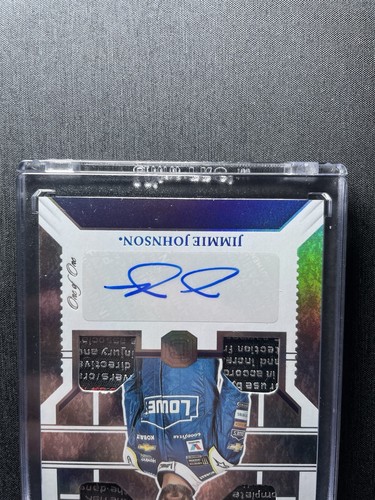 Panini Chronicles Cornerstones 2022 4 Patch Auto Jimmie Johnson 1/1 #ed à 1 - Photo 3/6