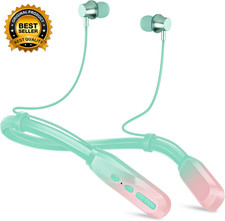 Neckband Bluetooth Headphones, 200H Extra Long Playtime Wireless Stereo