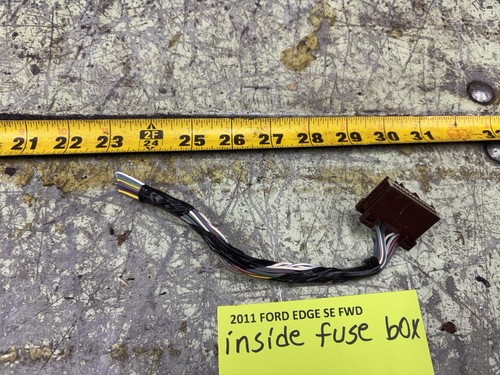 11-14 EDGE Inside Fuse Box Block Black Wiring Connector K22 - Foto 13 di 14
