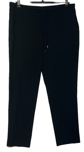 Dalia Pants Womens Large Black Pull-on Drawstring Stretch Measures 34x27 - Picture 1 of 10