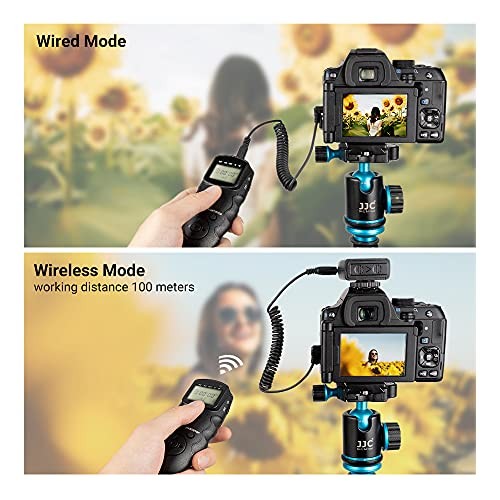 JJC Wireless Remote Control Wired Shutter Release Cord Intervalometer Timer for - Picture 4 of 5