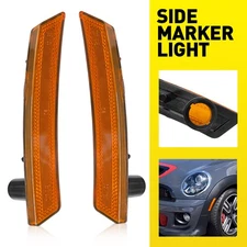 Side Fender Marker Light Lamp Front Amber Left Right for Mini Cooper 2007-2016 E
