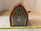 Vintage J. Chein & Co. Wind-up Tin Toy Litho Cathedral Church Pipe Organ. Works!