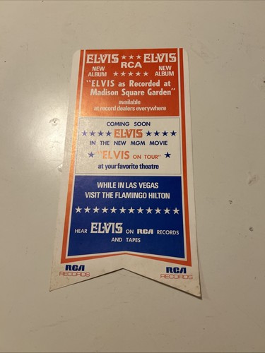 Vintage Elvis Presley summer festival Dinner Show Menu Las Vegas Hilton 1972 - Bild 3 von 6