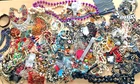 D 14.5 Lbs+ HUGE Vtg Costume to Fashion Jewelry lot Necklace Bead Chain UNSORTED