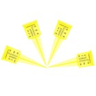  4 Pcs Rain Gauge Measure for Garden Gauges- Outdoor Lawn Outdoors