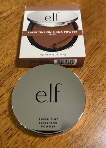 e.l.f. Sheer Tint Finishing Powder Setting Powder~Deep~New In Box 95045 - Picture 2 of 4